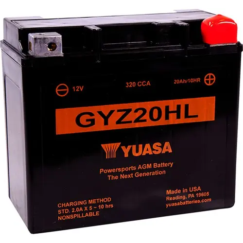 Yuasa GYZ High Performance Maintenance Free Battery Express Delivery