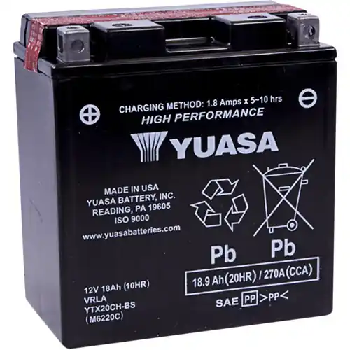 Yuasa High Performance Maintenance Free Battery Luxury