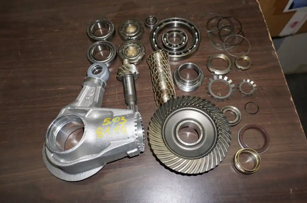 Crafted Guzzi Carc drive CROWN WHEEL AND PINION ASSEMBLY GREY (#976581)