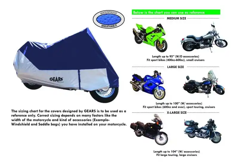 Gears Body Guard Motorcycle Cover Trending