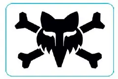 Last Chance Fox Racing Victory Logo Sticker, 3"