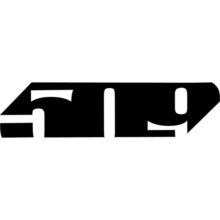 509 Slash Logo Diecut Sticker, 10" Direct From Factory