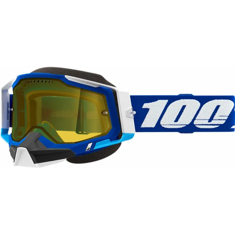 100% Racecraft 2.0 Dual Pane Snow Goggle Warranty Included
