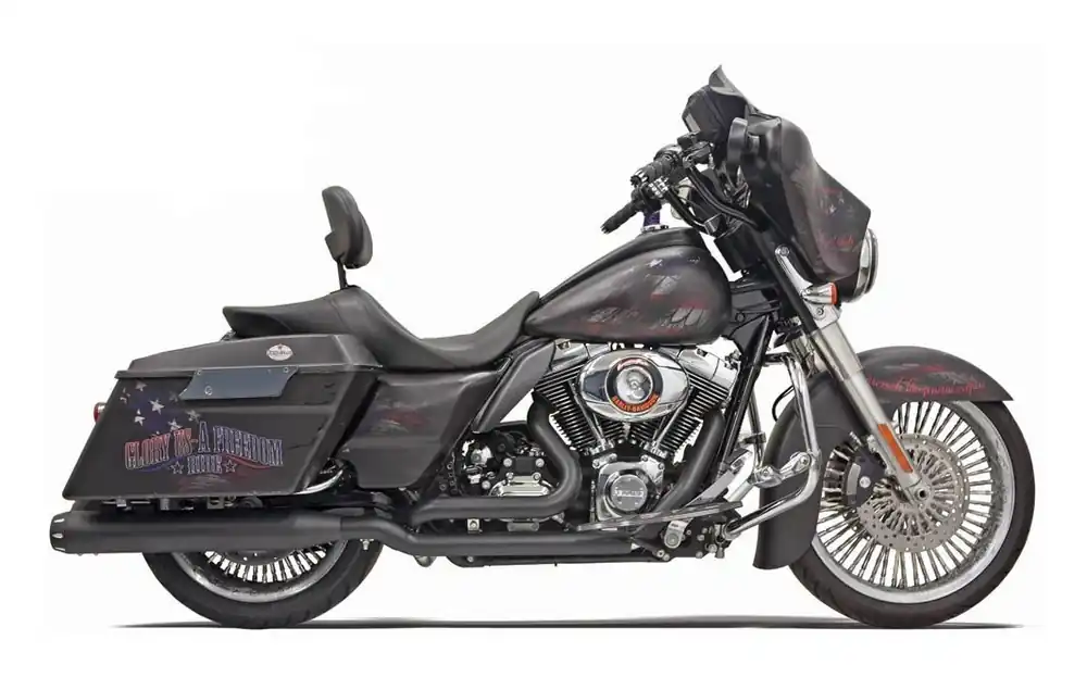 Bassani True Dual Down Under Headers For Harley Touring Next Day Delivery