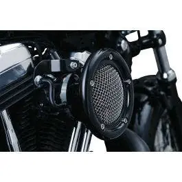 Next Day Delivery Kuryakyn 9879 Gloss Black Velociraptor Air Cleaner Harley Twin Cam EFI CV 99-17