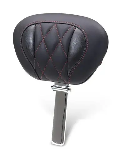Mustang Super Touring Deluxe Diamond Driver Backrest For Harley FLHX / FLTRX 2023-2026 Crafted