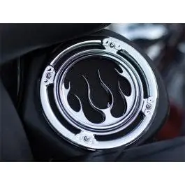 Kuryakyn Chrome Front Fairing Flame Speaker Grills for Harley FLH/T 96-13 Bulk Order