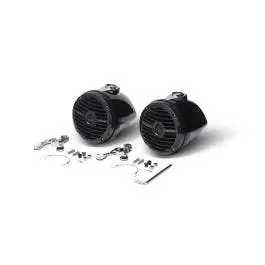 One Day Deal Rockford Fosgate RM1652W-MB Black Prime 6.5" Mini Wakeboard Tower Marine Speakers