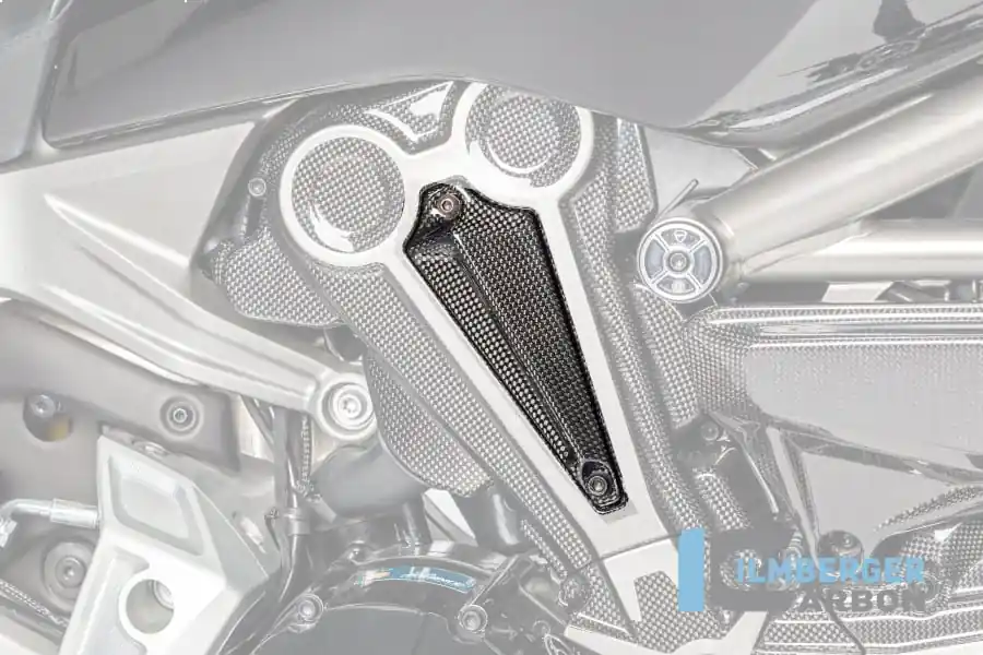 Carbon Fiber Air Outlet on Belt Cover by Ilmberger Carbon Ducati / XDiavel / 2016 Weekend Sale