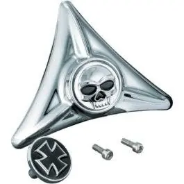Time-Limited Kuryakyn 3158 Chrome License Plate Mounting Hole Cover Harley 3-Bolt