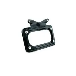 Kuryakyn 3147 Black Curved License Plate Frame for '10-'18 FLHX/FLTRX Best Seller