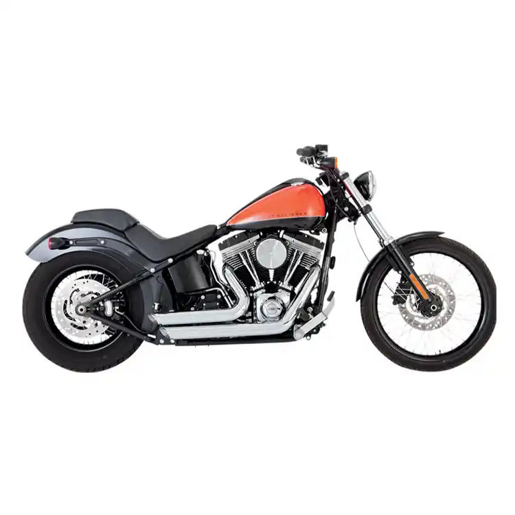 Same Day Shipping Vance & Hines - Shortshots Staggered  Exhaust System - fits FXST/FLST Models
