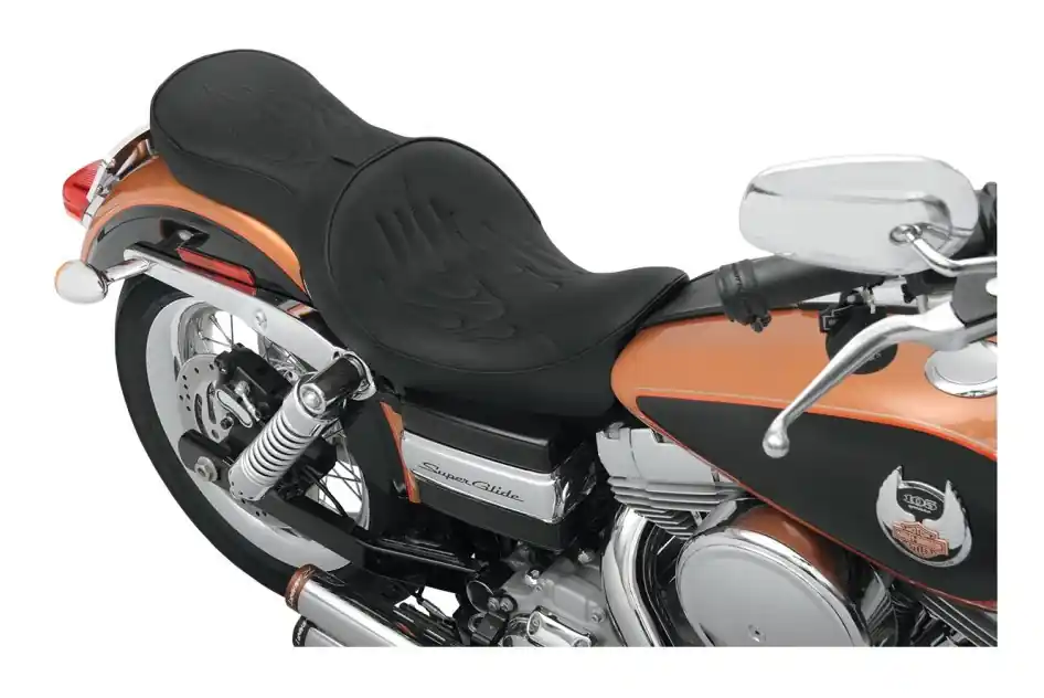 Drag Specialties Backrest Compatible Low Profile Touring Seat For Harley Viral