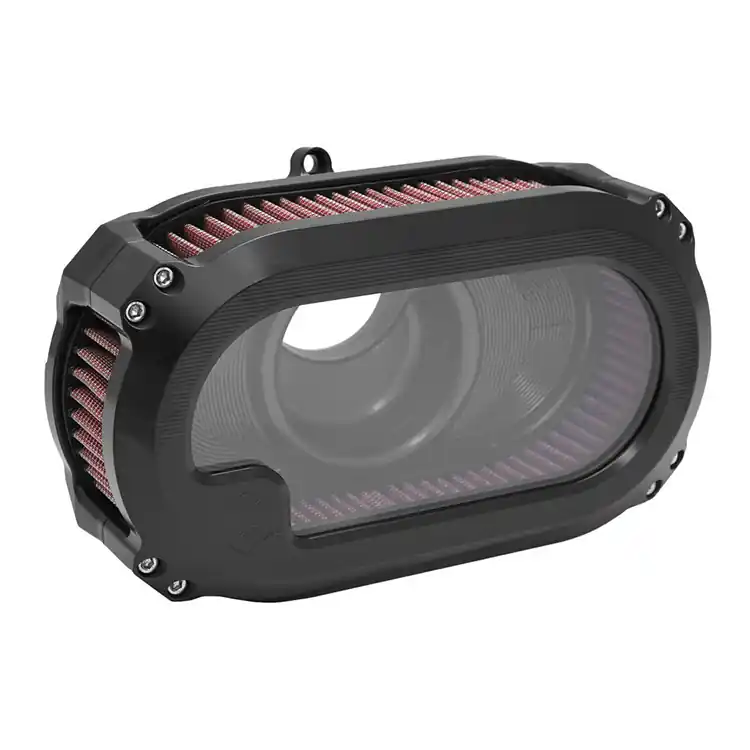 Ken's Factory - Next Level Air Cleaner Kit w/ Glass fits M8 '23 CVO, '24 RG/FLHX Models Luxury