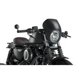Buy Online Custom Acces Free Spirit Semi-Fairing Matte Black Harley Sportster XL 883N 09-Up