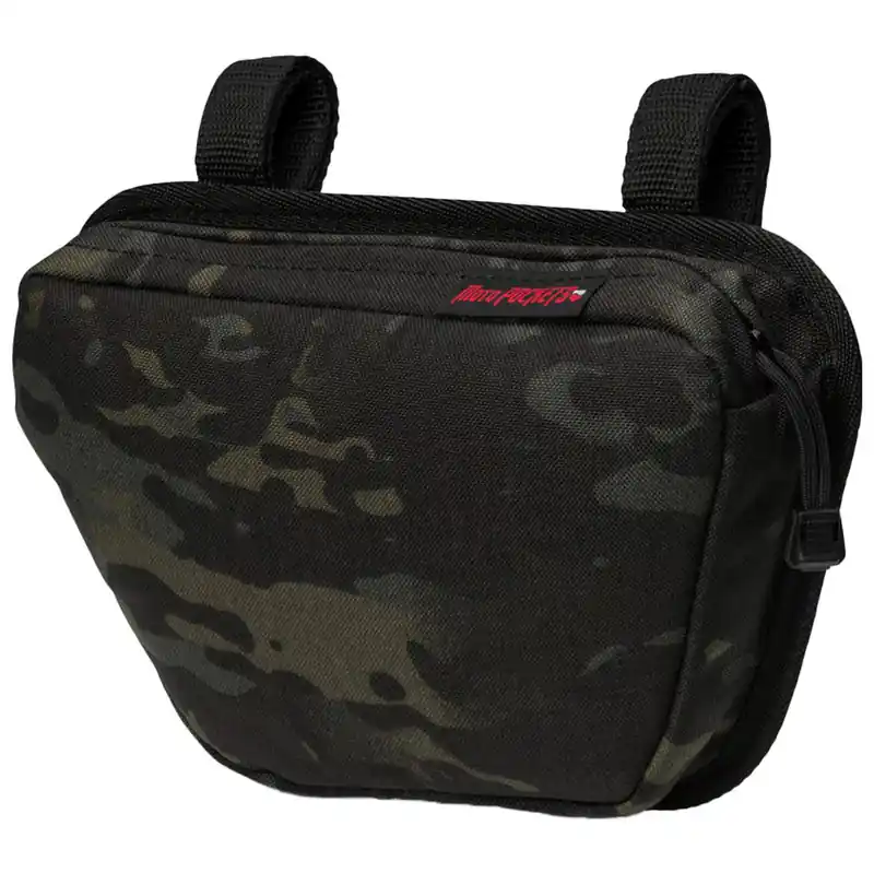 Original Moto Pockets - T-Bar Bag - Black Camo