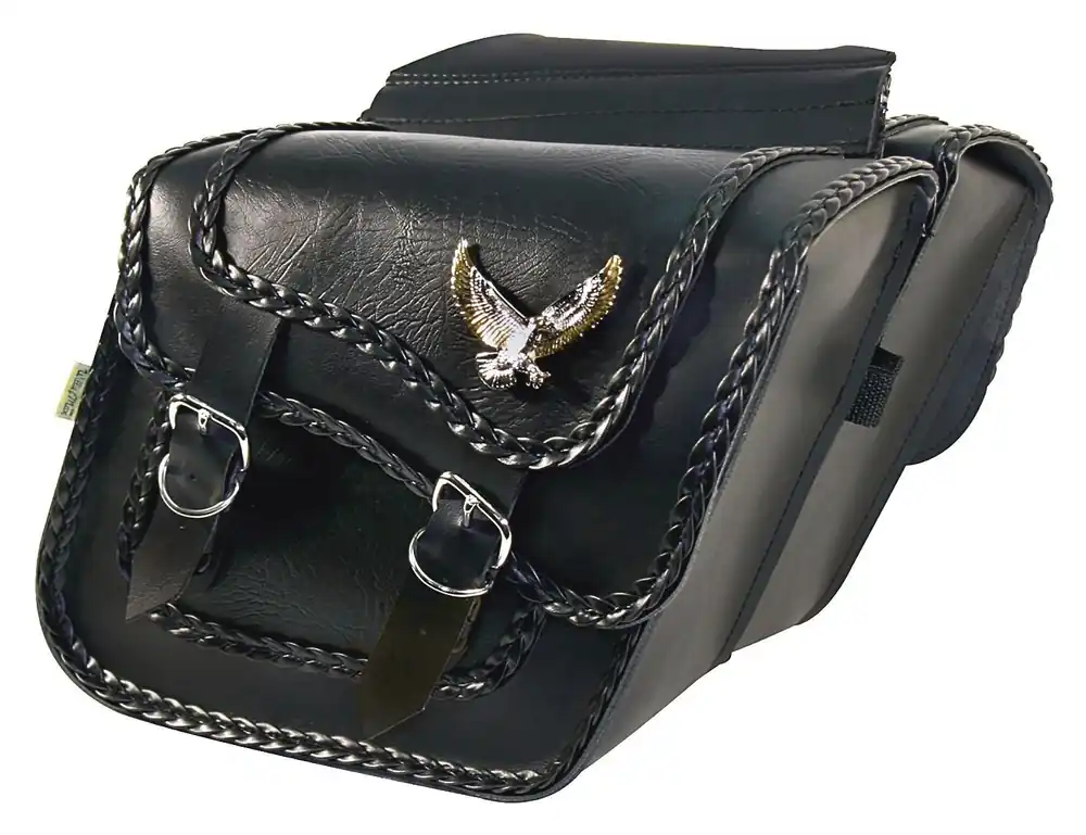 Willie & Max Black Magic Slant Throw-Over Saddlebags Deal