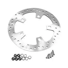 Ground Stainless Steel Enforcer Style 11.8" Front Brake Rotor 14-22 Harley FLH/T Brand New