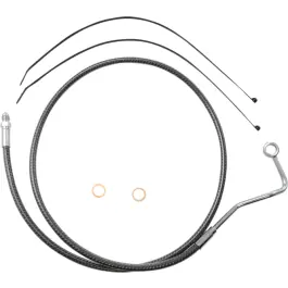 Cheap Magnum Carbon KARBONFIBR Mid-Line Brake Line Mid ABS Harley Touring 14-Up