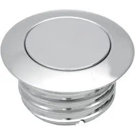 Same Day Shipping Chrome Vented Pop Up Screw In Gas Cap for Harley L96-15 2.36" OD
