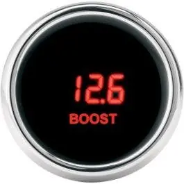 Luxury Dakota Digital MCL-3K-B-R Red LED MCL 3000 Boost PSI 0-30 Gauge for Harley 96-13