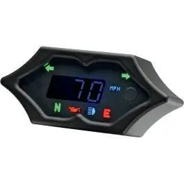 Dakota Digital MCL-5200-K Black Spike 5000 Series Speedometer Harley & Custom Shop Now