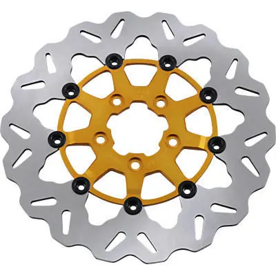 Galfer Wave Front 11.8" Center Hub Break Rotors fits '08-'13 Touring, '15-'17 Softail, '06-'17 Dyna Glide & '14-'20 Sportsters Mega Sale