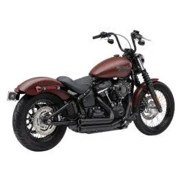 Cobra USA 6712B Black Speedster Short 909 Exhaust System 18-19 Harley Softail M8 Money Back Guarantee