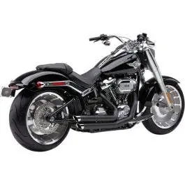 Handmade Cobra USA 6863B Black Speedster Slashdown Full Exhaust 18-Up Harley Softail