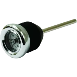 Money Back Guarantee Chrome Oil Tank Plug DipStick Temperature Gauge Harley Softail Repl OEM 62845-00