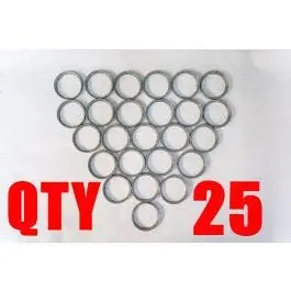 Lot of 25 Tapered Exhaust Crush Gaskets Seals Harley Twin Cam EVO XL 65324-83C No Minimum Order
