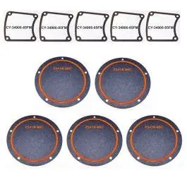 5 Derby Cover 25416-99FM & 5 Inspection Cover 34906-85FM Gaskets Harley Twin Cam Models Hot Deal
