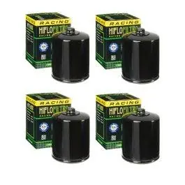 HiFloFiltro HF171BRC Set of 4 Black High Performance Oil Filter 99-19 Harley Models Super Sale