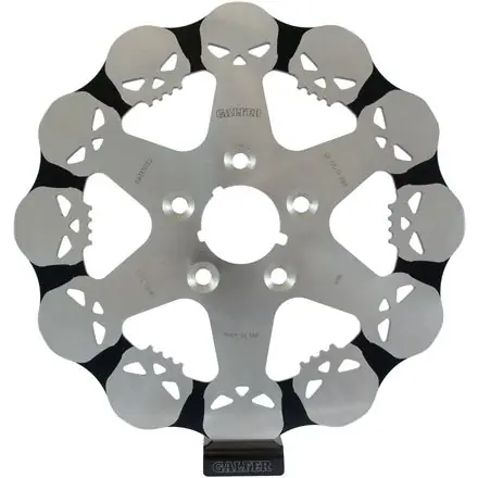 No Minimum Order Galfer     Solid Mount Skull Brake Rotor - Front