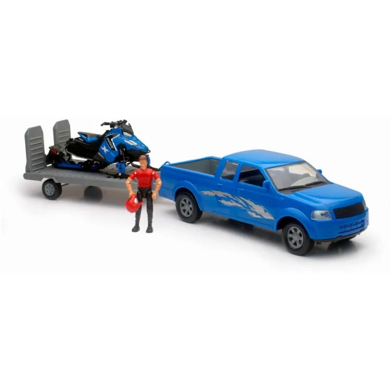Exclusive New-Ray Toys Pick-Up w/ Polaris & Figurine Set