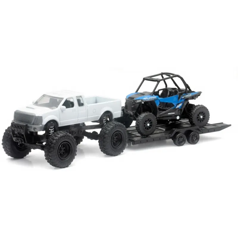 New-Ray Toys Offroad Pick-Up w/ Polaris ATV/UTV Final Sale