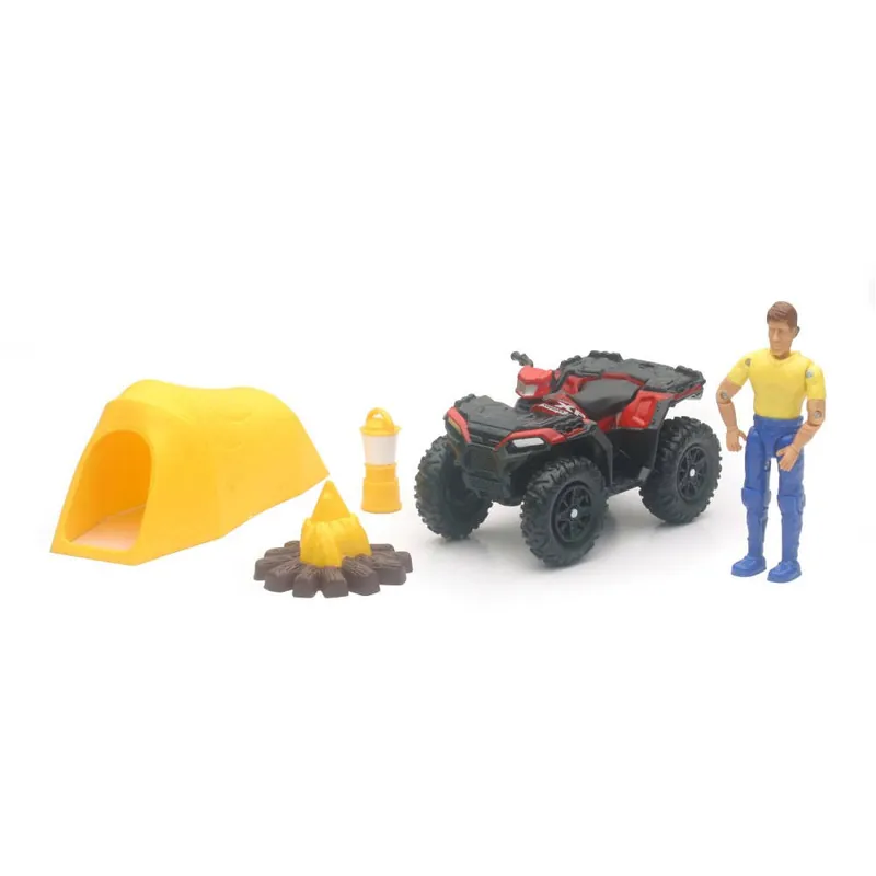New-Ray Toys Polaris Sportsman XP1000 Camping Set Big Sale