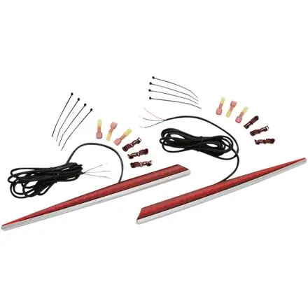 Viral Show Chrome Accessories Saddlebag Side LED Accents