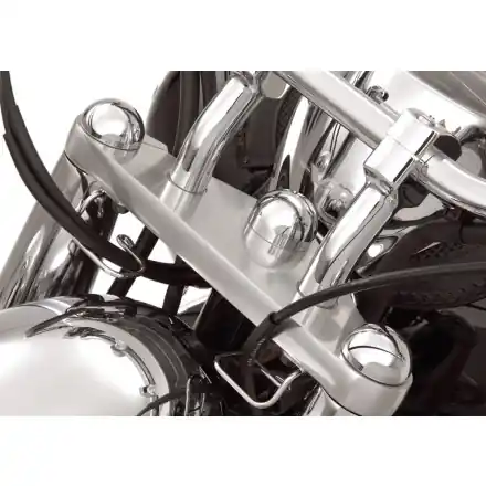 Cheap Show Chrome Accessories     Domed Billet Fork Stem Cover